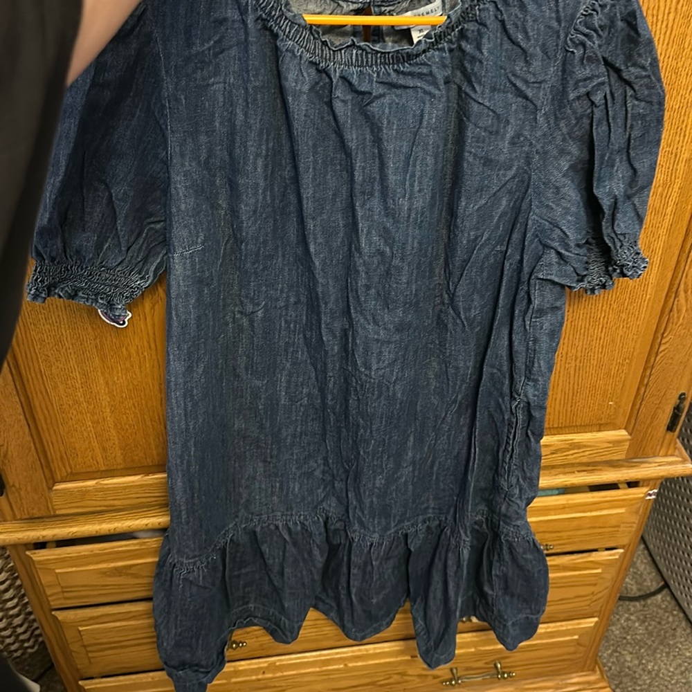 Brand new extra large denim dress
